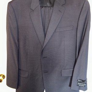 Jos. A. Bank Charcoal Executive Suit, 44R/39W, 100% wool